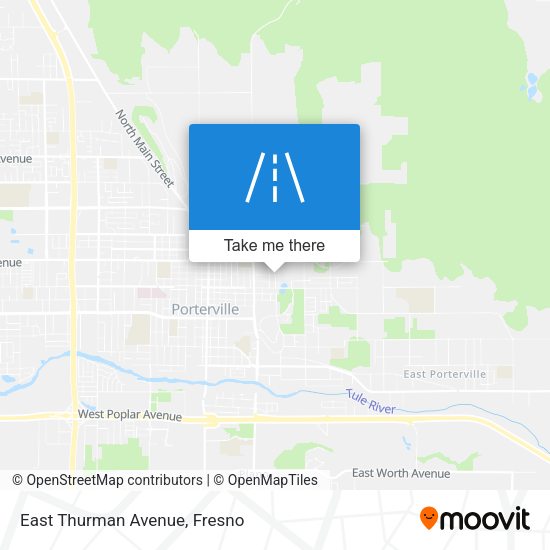 Mapa de East Thurman Avenue