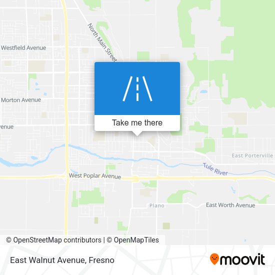 East Walnut Avenue map