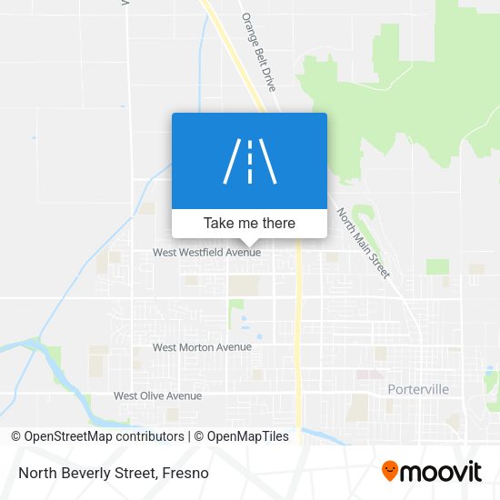 North Beverly Street map