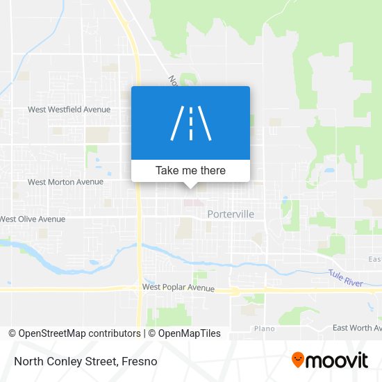 North Conley Street map