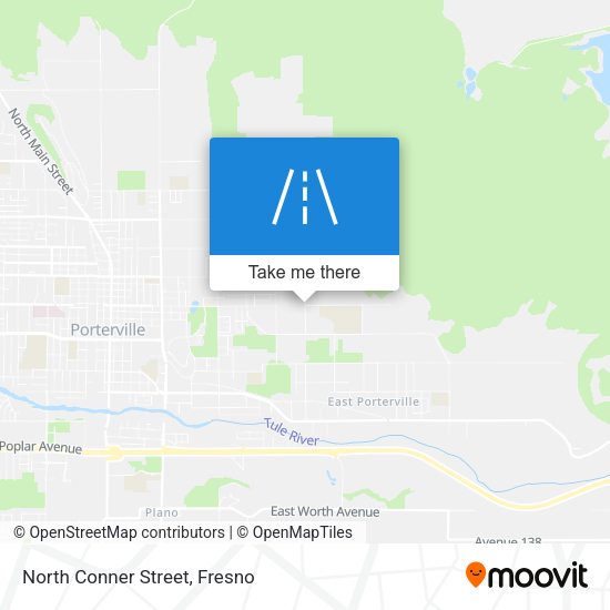 North Conner Street map