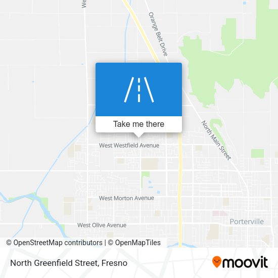 North Greenfield Street map