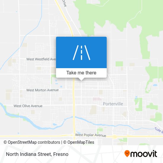 North Indiana Street map