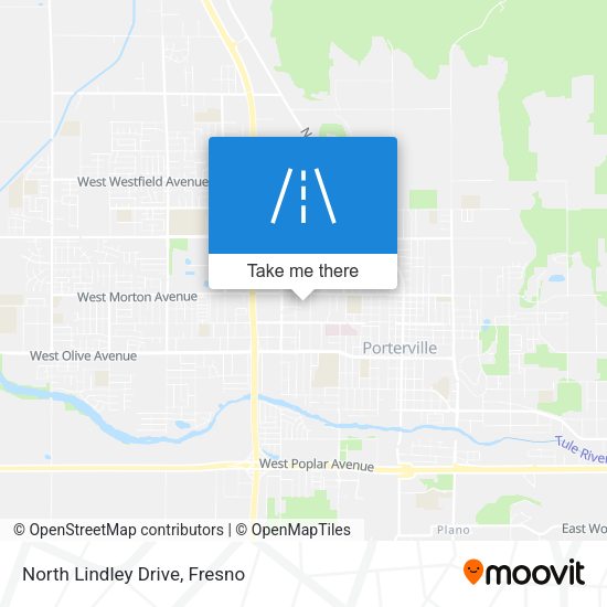North Lindley Drive map