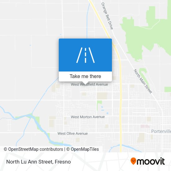 North Lu Ann Street map