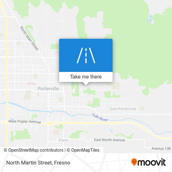 North Martin Street map