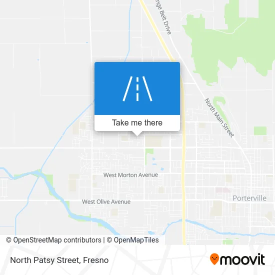 North Patsy Street map