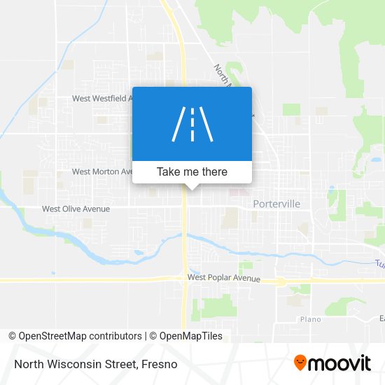 North Wisconsin Street map