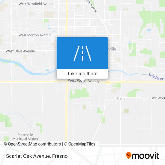 Scarlet Oak Avenue map