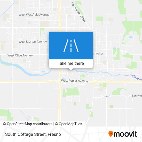 South Cottage Street map