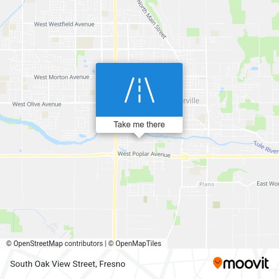 South Oak View Street map