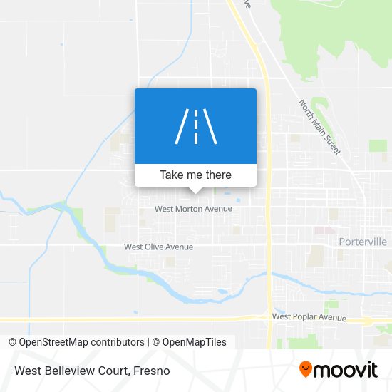 West Belleview Court map