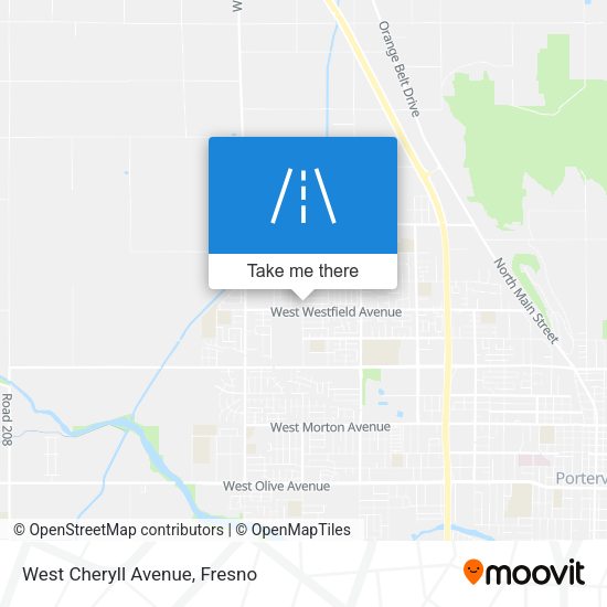 Mapa de West Cheryll Avenue