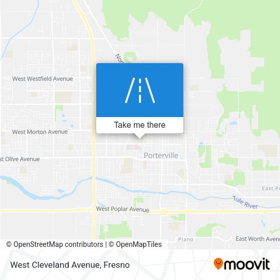 Mapa de West Cleveland Avenue