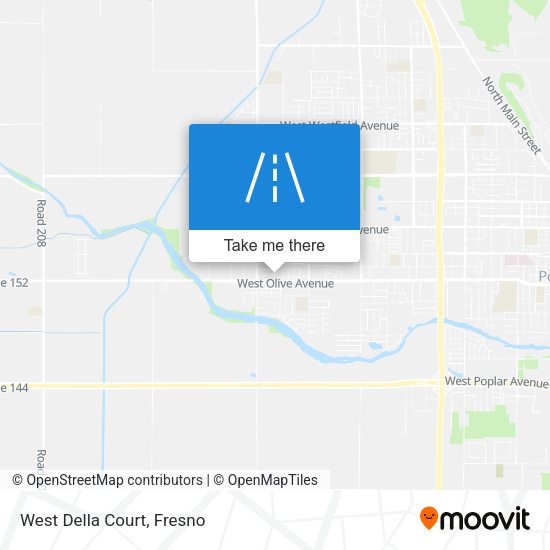 Mapa de West Della Court