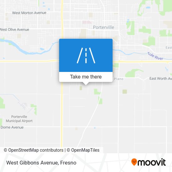 West Gibbons Avenue map