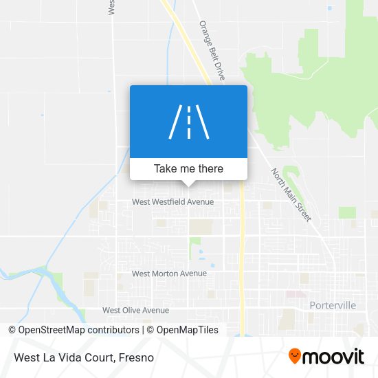 Mapa de West La Vida Court