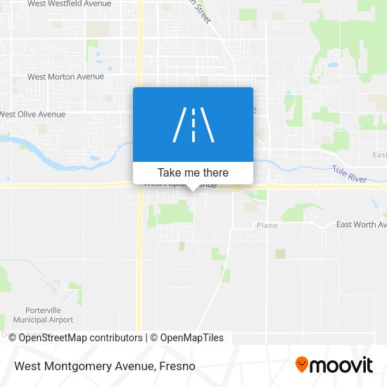 West Montgomery Avenue map