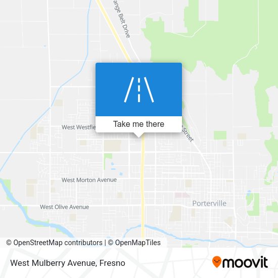 West Mulberry Avenue map