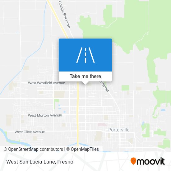 West San Lucia Lane map