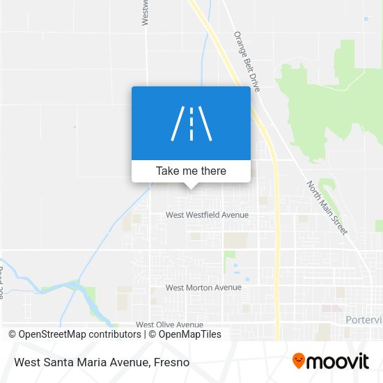 West Santa Maria Avenue map
