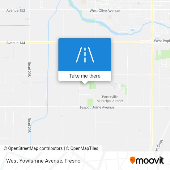 West Yowlumne Avenue map