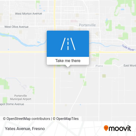 Mapa de Yates Avenue