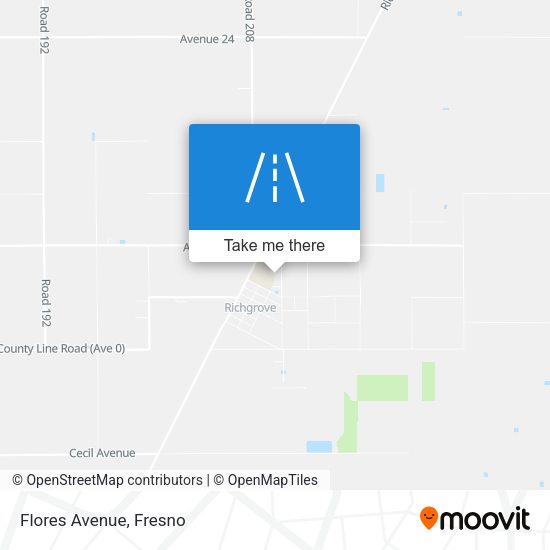 Mapa de Flores Avenue