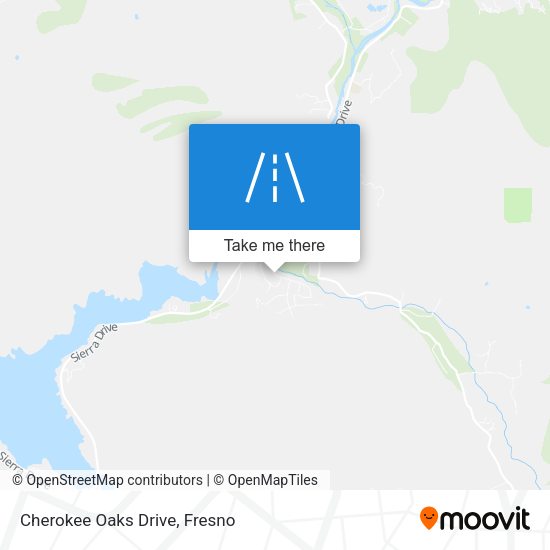 Cherokee Oaks Drive map