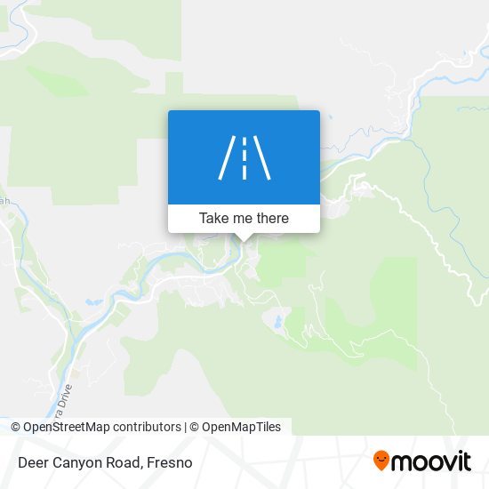 Deer Canyon Road map