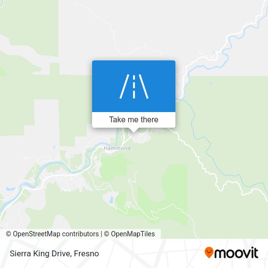 Mapa de Sierra King Drive