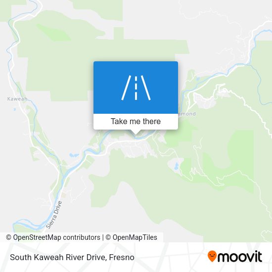 Mapa de South Kaweah River Drive