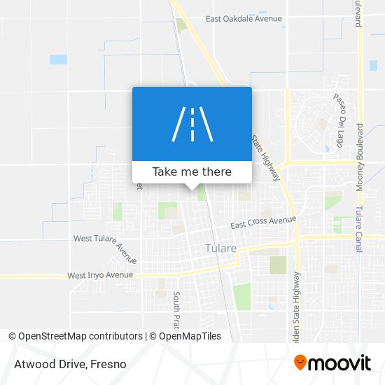 Atwood Drive map