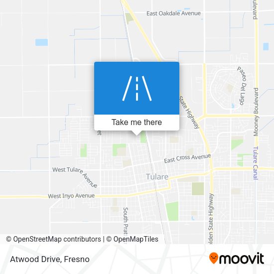 Atwood Drive map