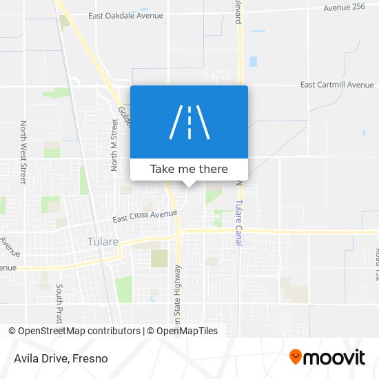 Avila Drive map