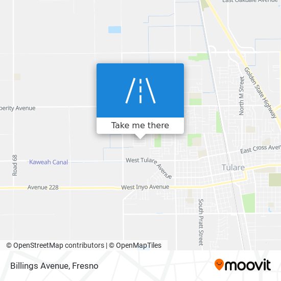 Billings Avenue map