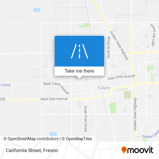 California Street map