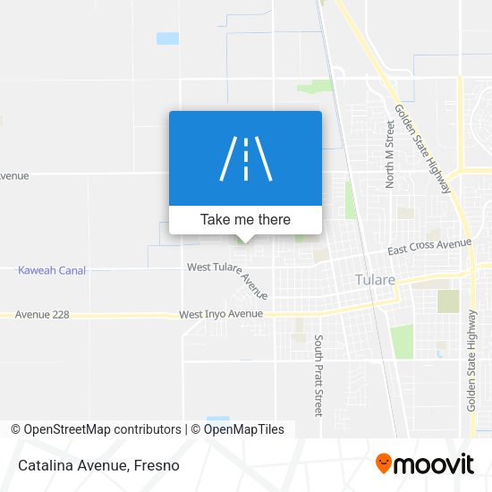 Catalina Avenue map