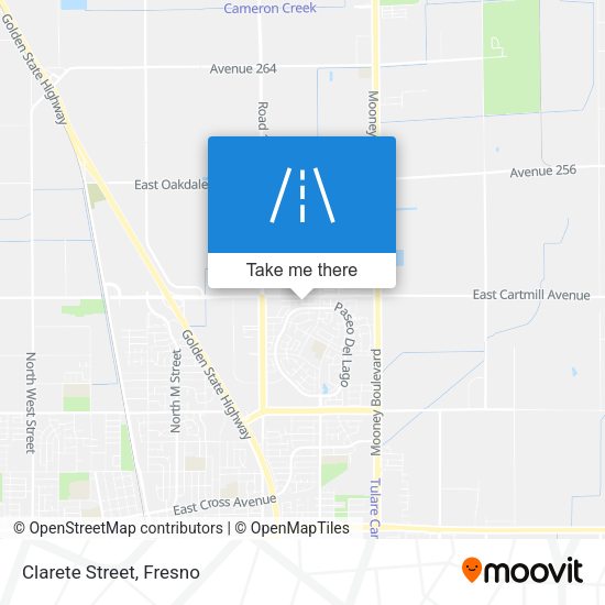 Mapa de Clarete Street
