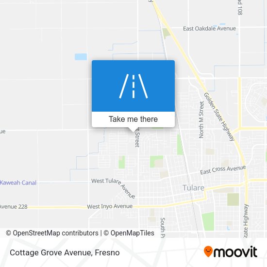 Cottage Grove Avenue map
