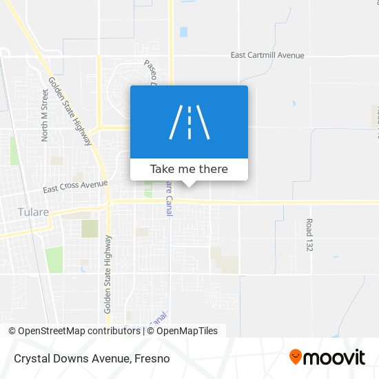 Mapa de Crystal Downs Avenue