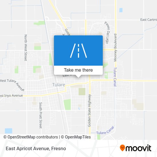 Mapa de East Apricot Avenue