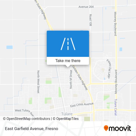 Mapa de East Garfield Avenue