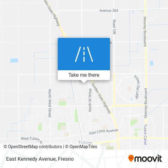 East Kennedy Avenue map