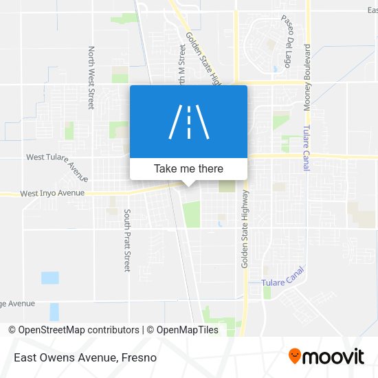 Mapa de East Owens Avenue