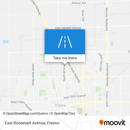 Mapa de East Roosevelt Avenue