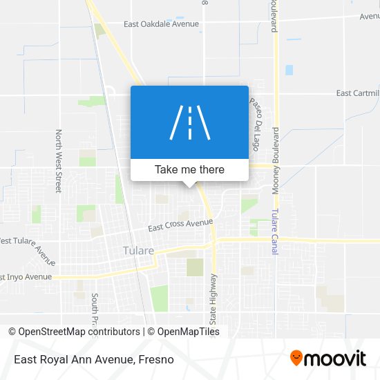 East Royal Ann Avenue map