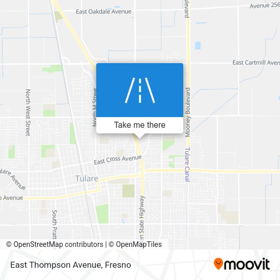 Mapa de East Thompson Avenue