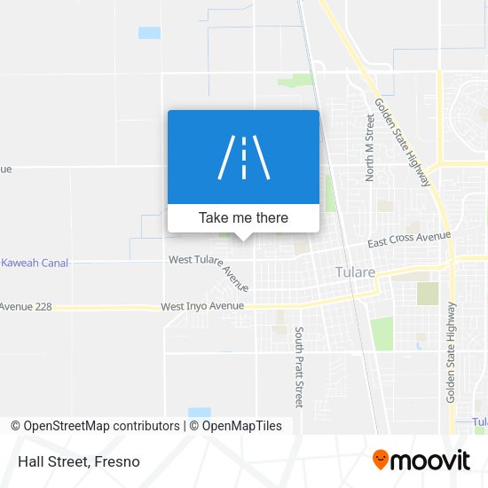 Mapa de Hall Street