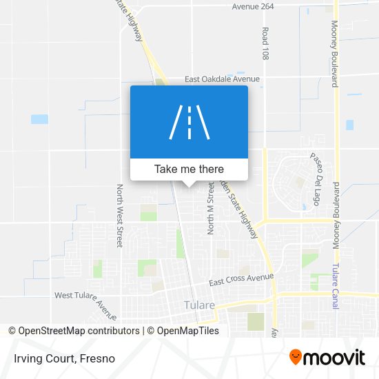 Mapa de Irving Court
